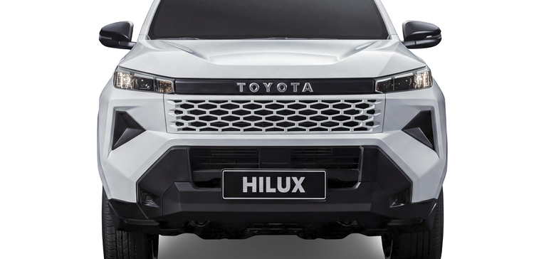 Toyota Hilux Pro 2.8 4x2 AT 2026 - Phần hông xe