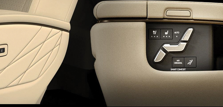 Toyota Alphard HEV 2026 - Nút bấm điều chỉnh ghế