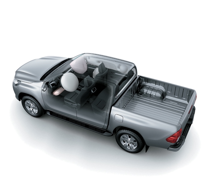Toyota Hilux Pro 2.8 4x2 AT 2026 - Túi khí